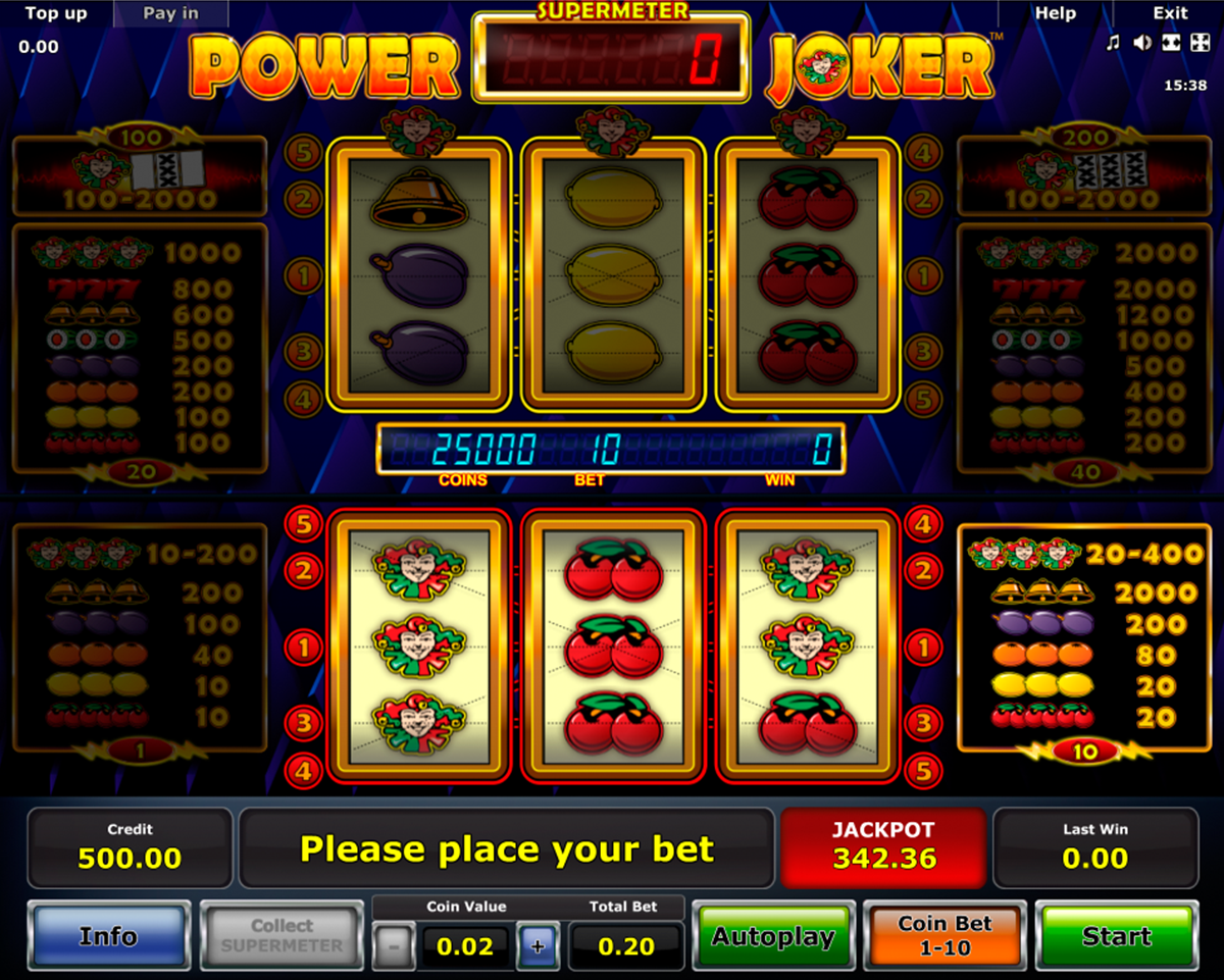 power joker novomatic игровой автомат 