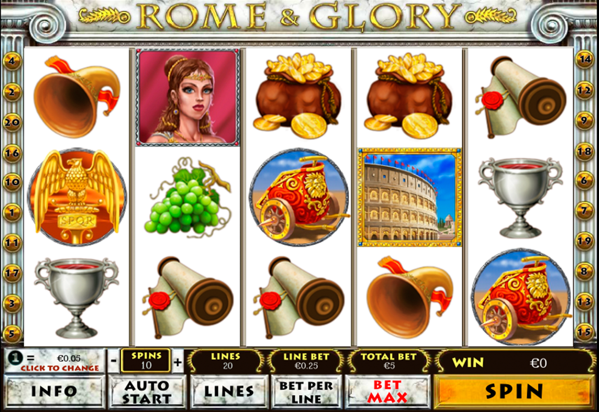 rome and glory playtech игровой автомат 