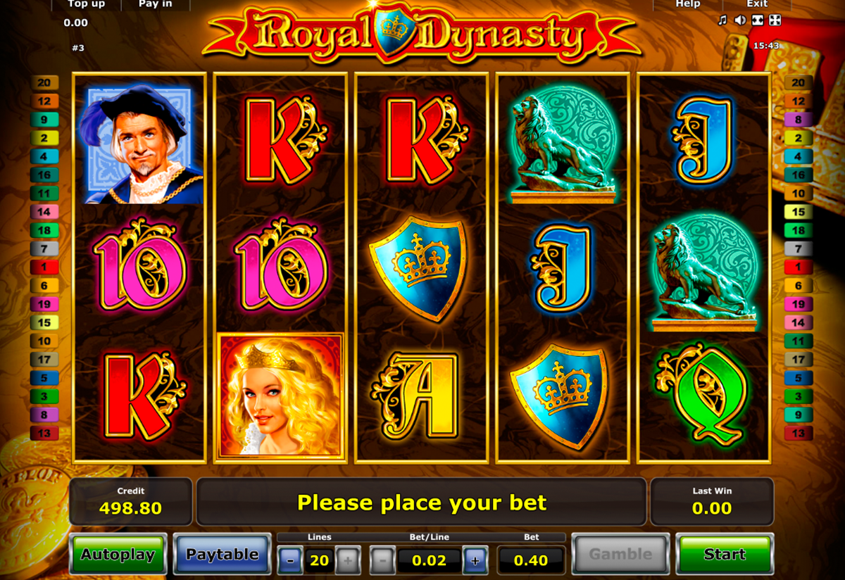 royal dynasty novomatic игровой автомат 