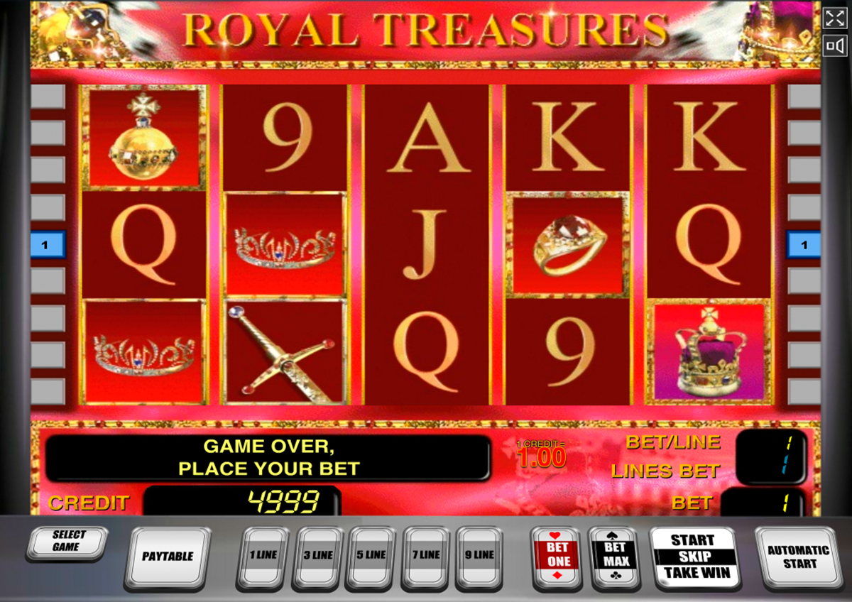 royal treasures novomatic игровой автомат 