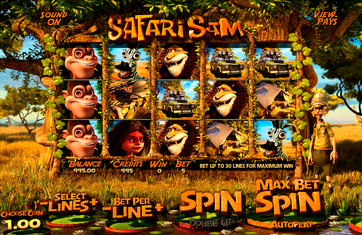 safari sam betsoft игровой автомат 