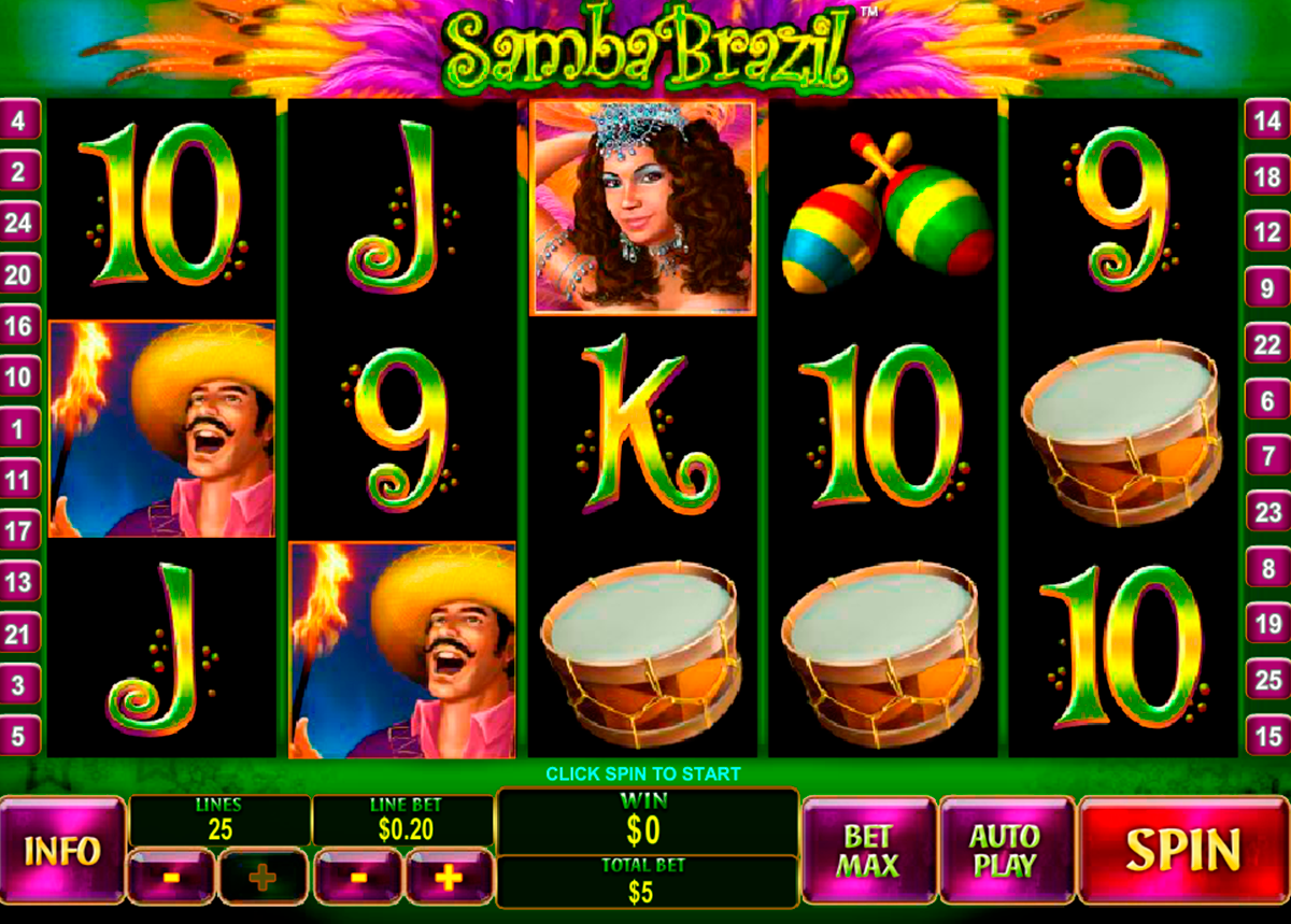 samba brazil playtech игровой автомат 