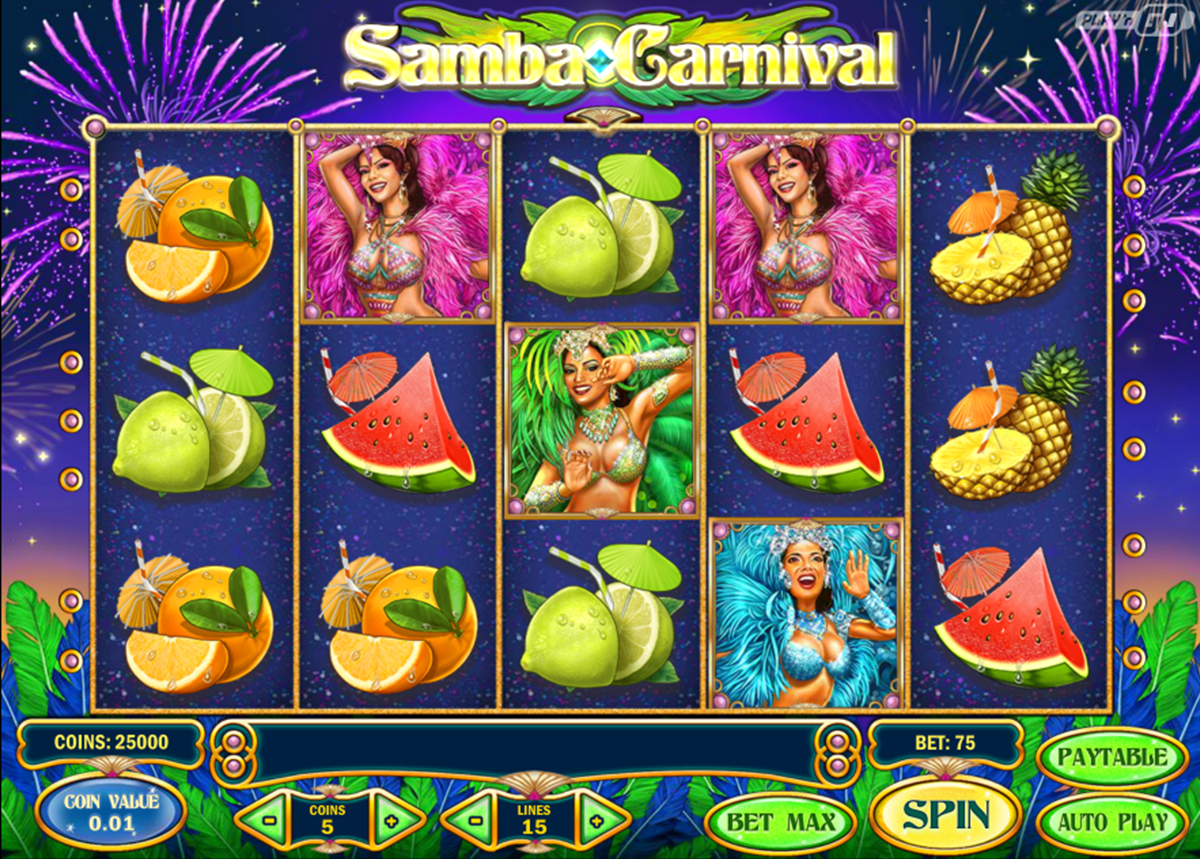 samba carnival playn go игровой автомат 