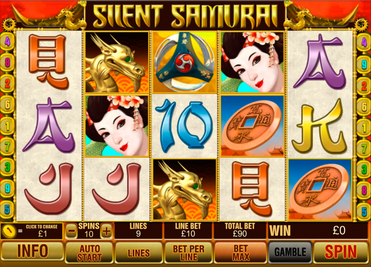 silent samurai playtech игровой автомат 