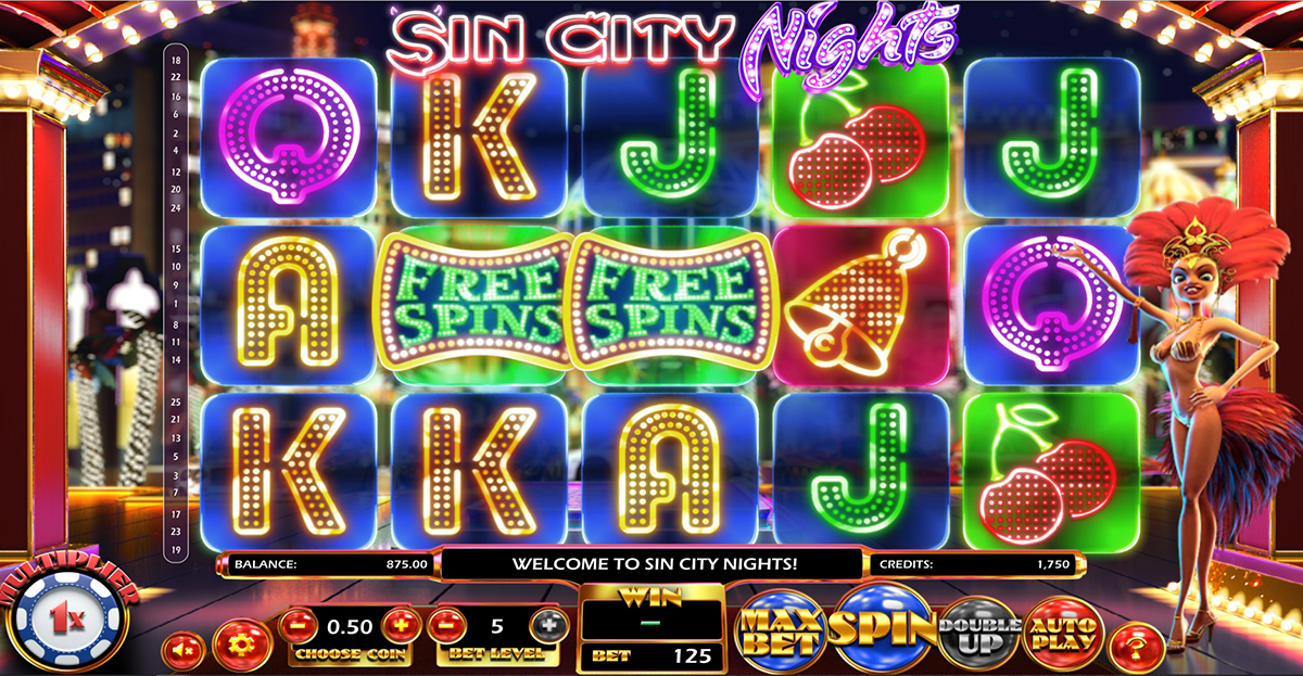 sin city nights betsoft игровой автомат 