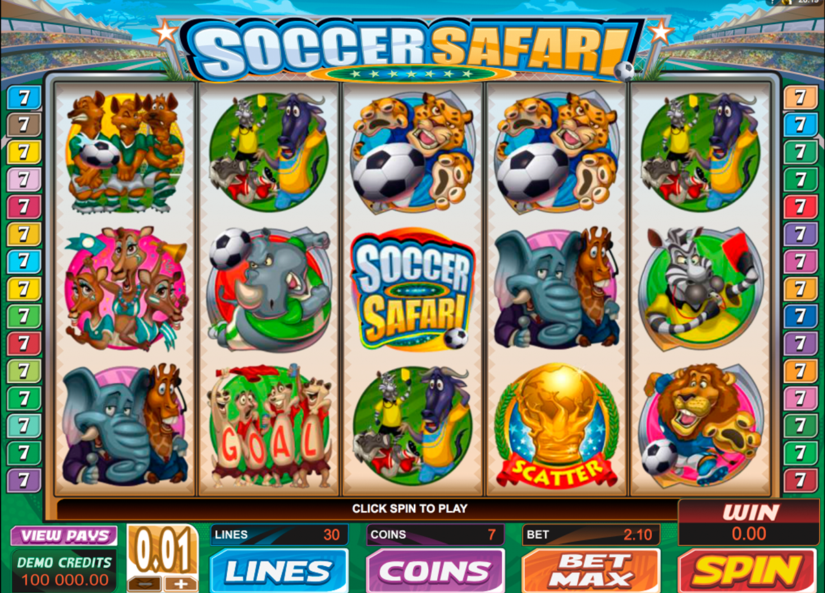 soccer safari microgaming игровой автомат 