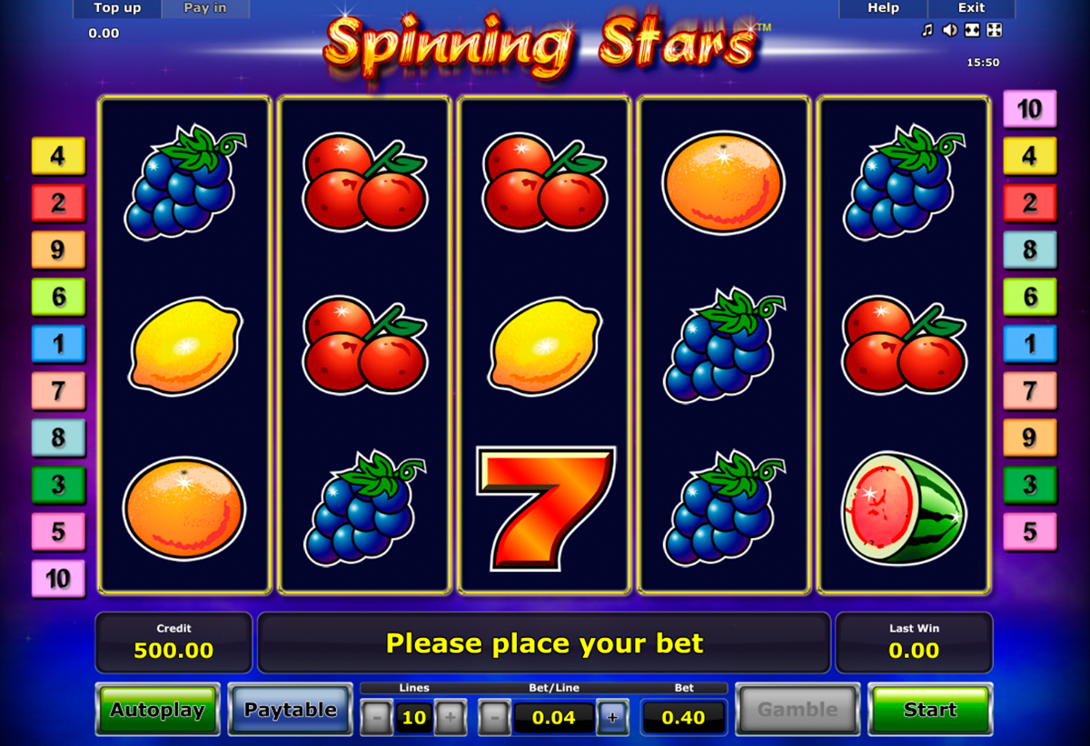 spinning stars novomatic игровой автомат 