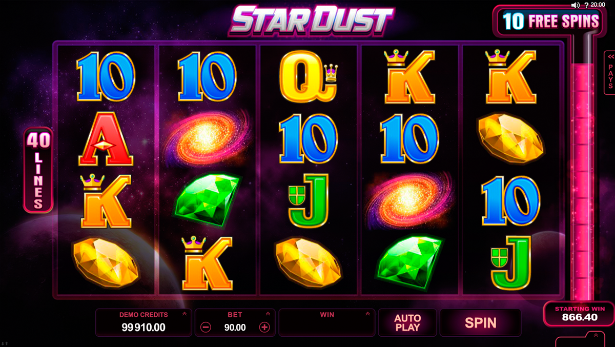 stardust microgaming игровой автомат 