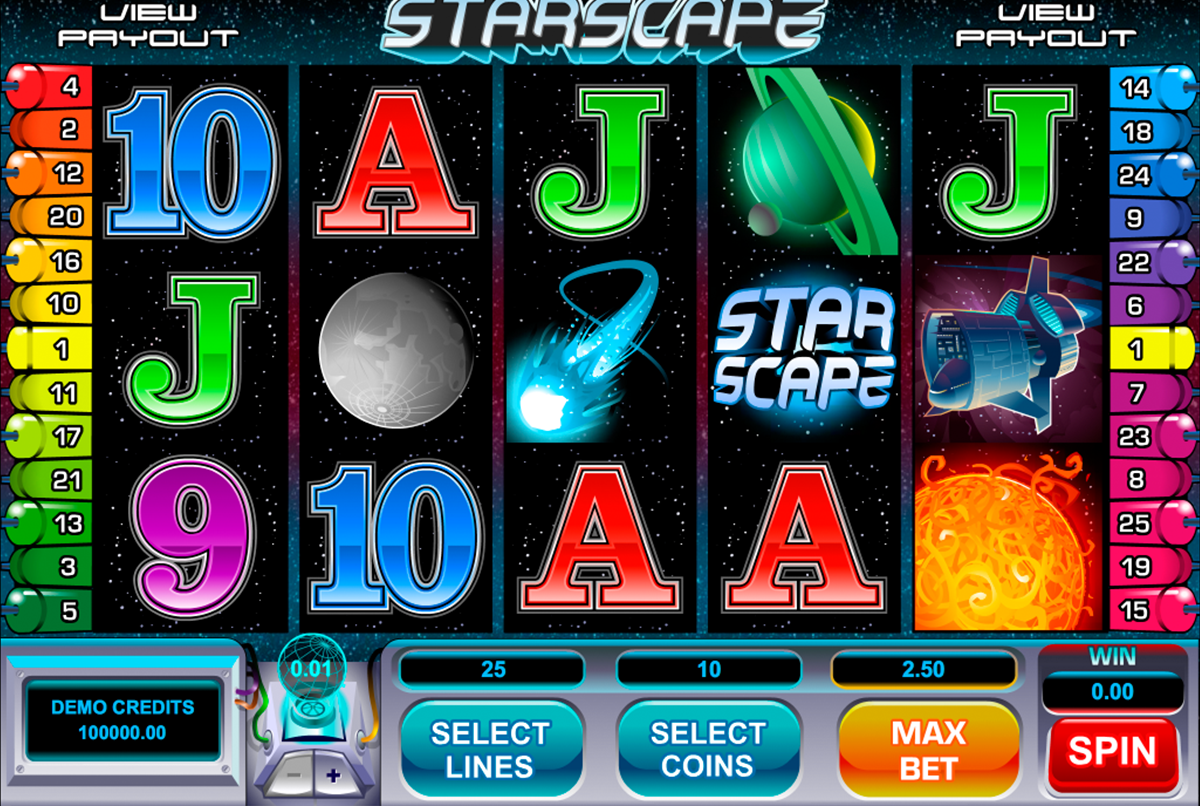 starscape microgaming игровой автомат 