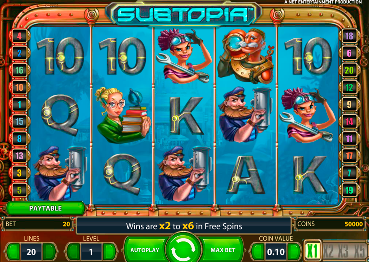 subtopia netent игровой автомат 