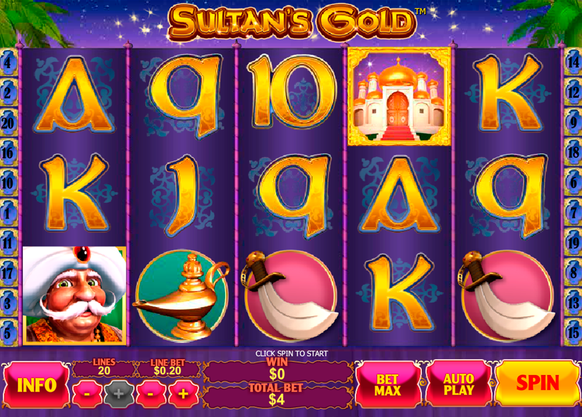 sultans gold playtech игровой автомат 