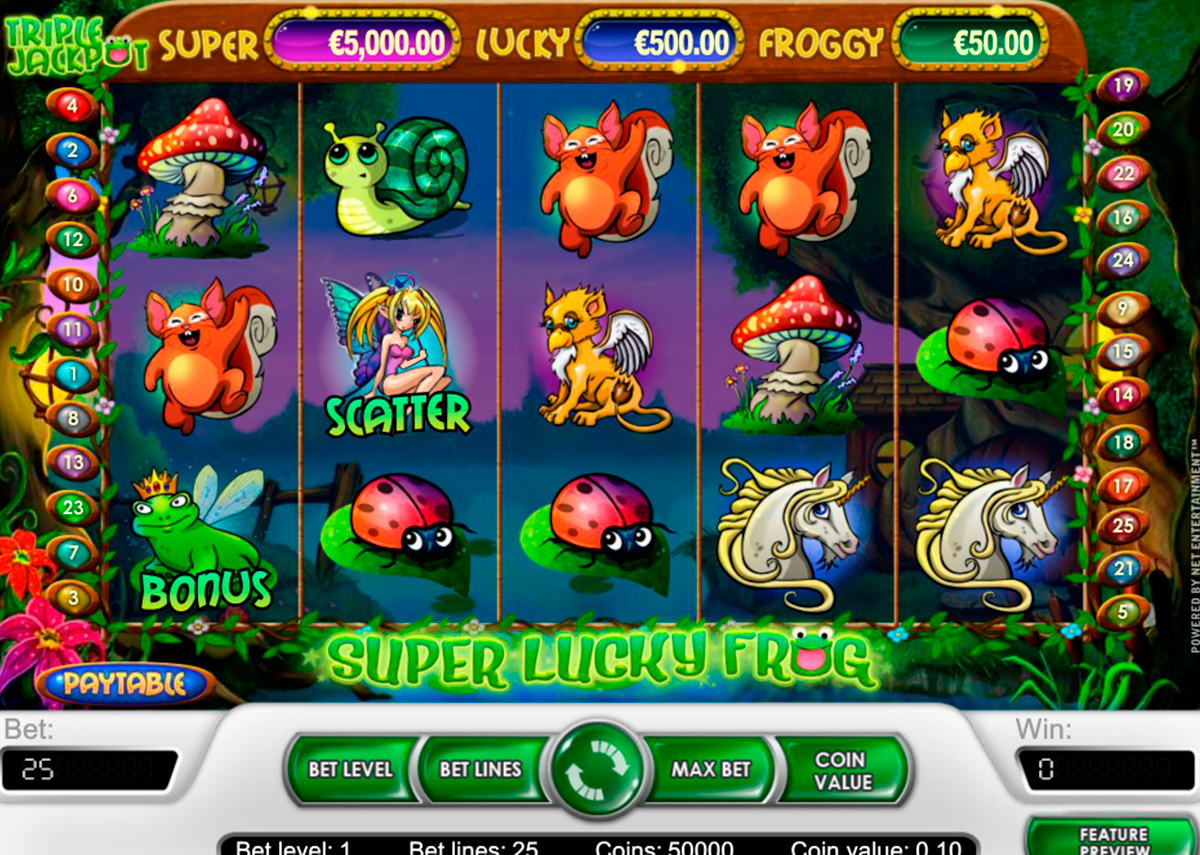 super lucky frog netent игровой автомат 