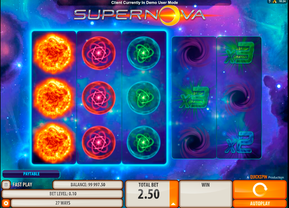 supernova quickspin игровой автомат 
