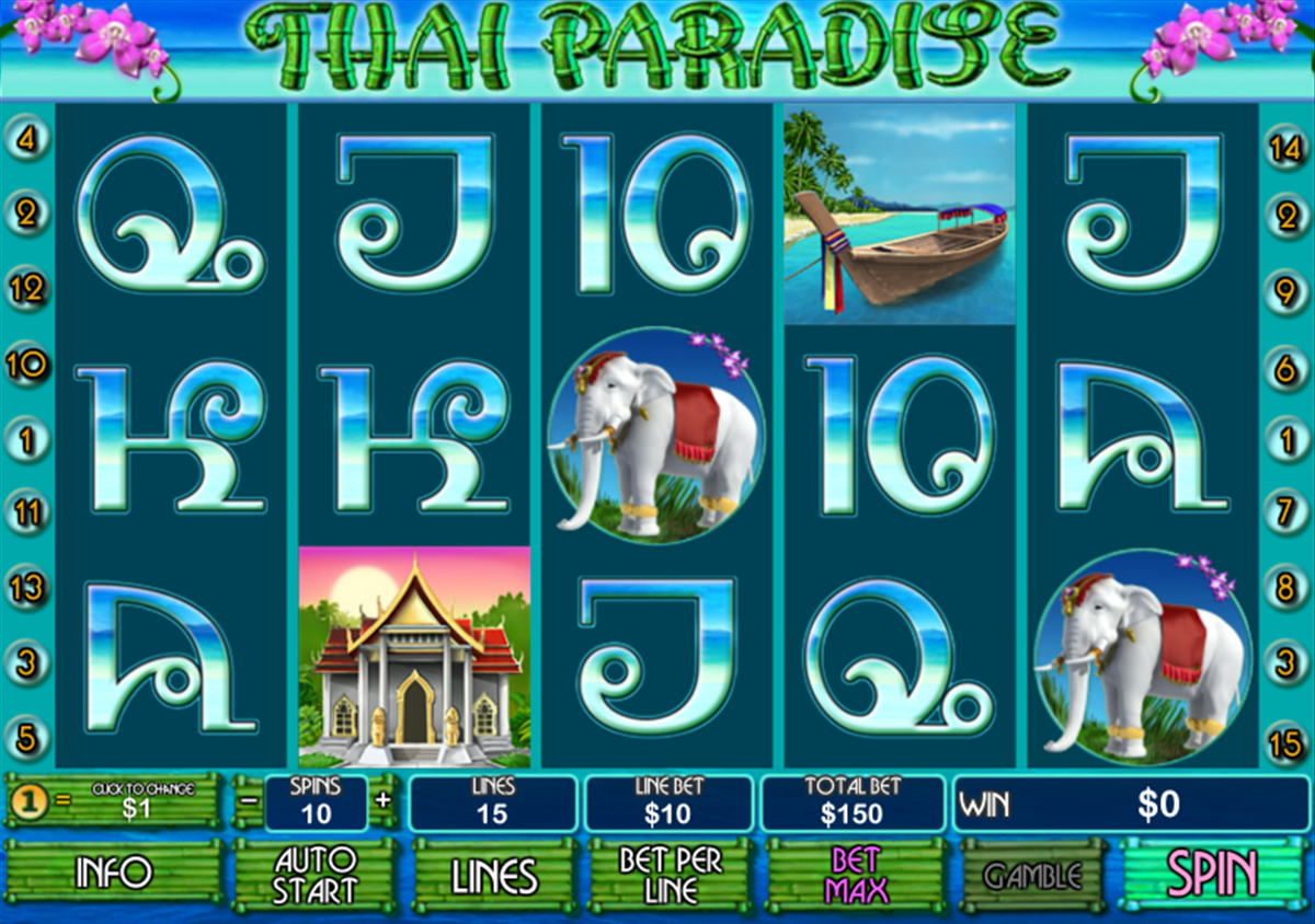 thai paradise playtech игровой автомат 