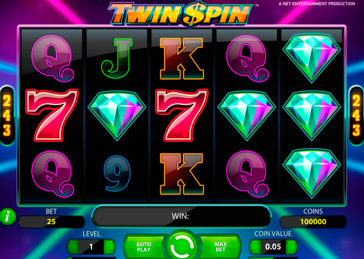 twin spin netent игровой автомат 