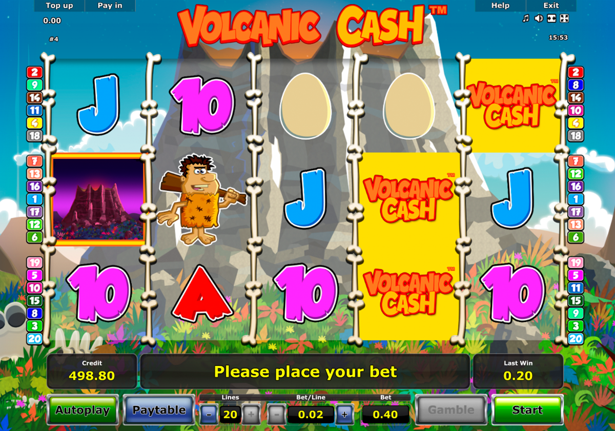 volcanic cash novomatic игровой автомат 