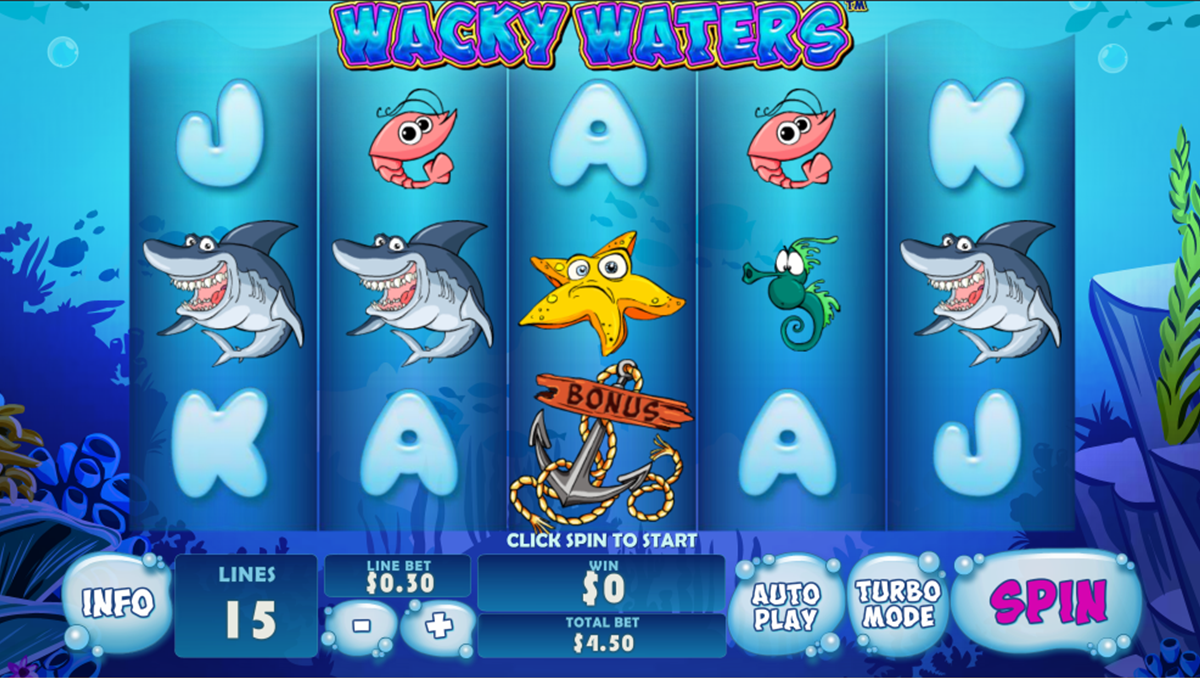 wacky waters playtech игровой автомат 