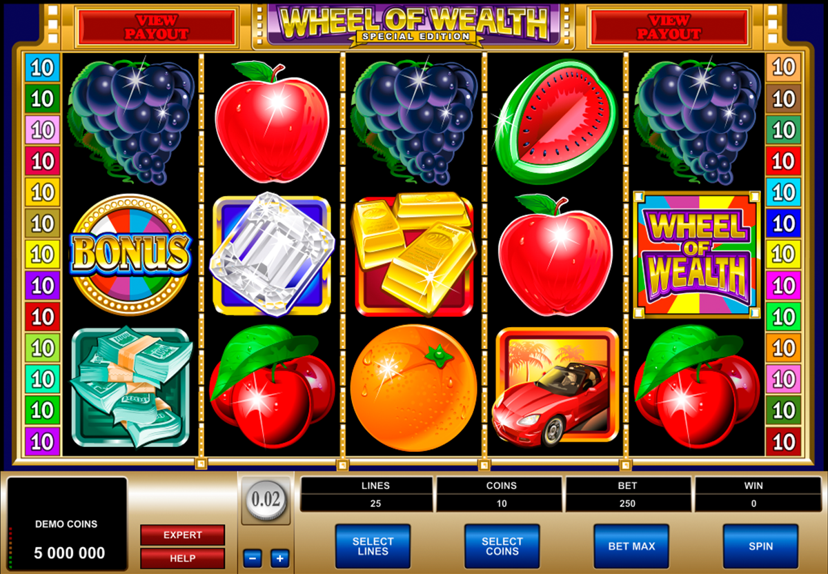 wheel of wealth special edition microgaming игровой автомат 