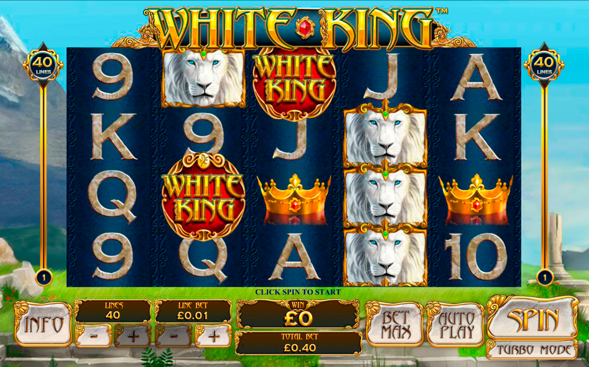white king playtech игровой автомат 