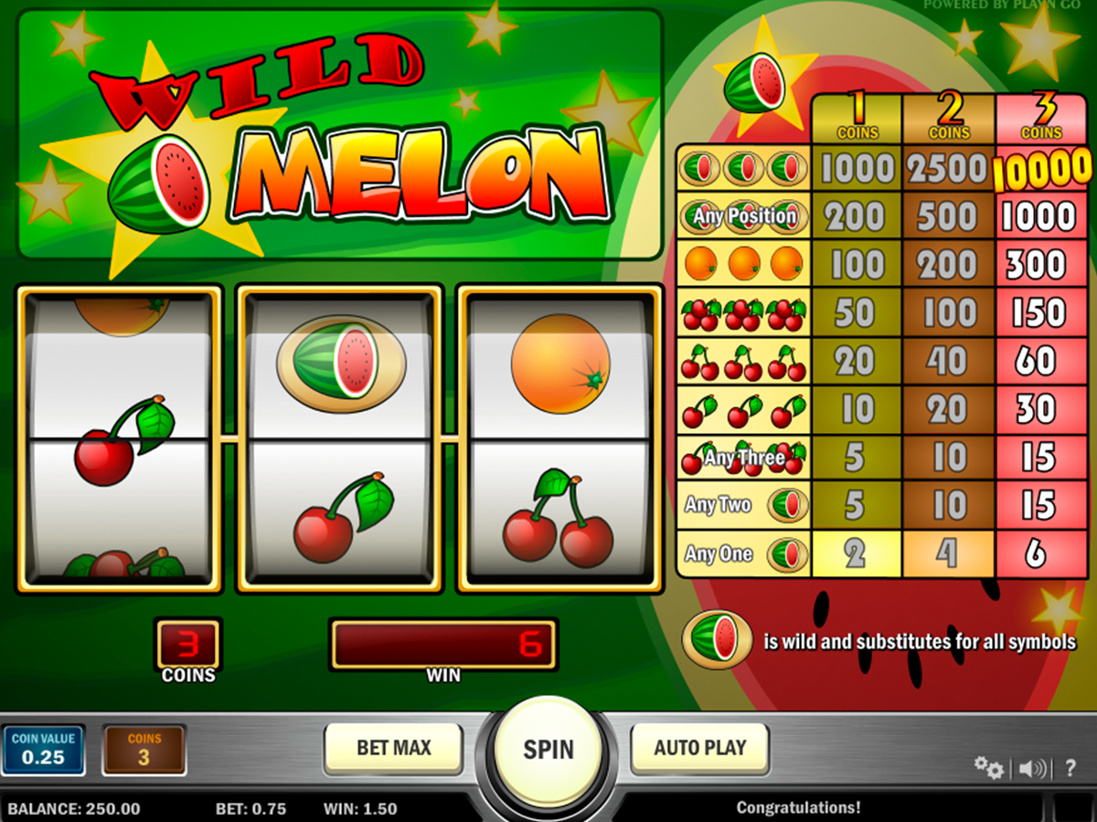wild melon playn go игровой автомат 