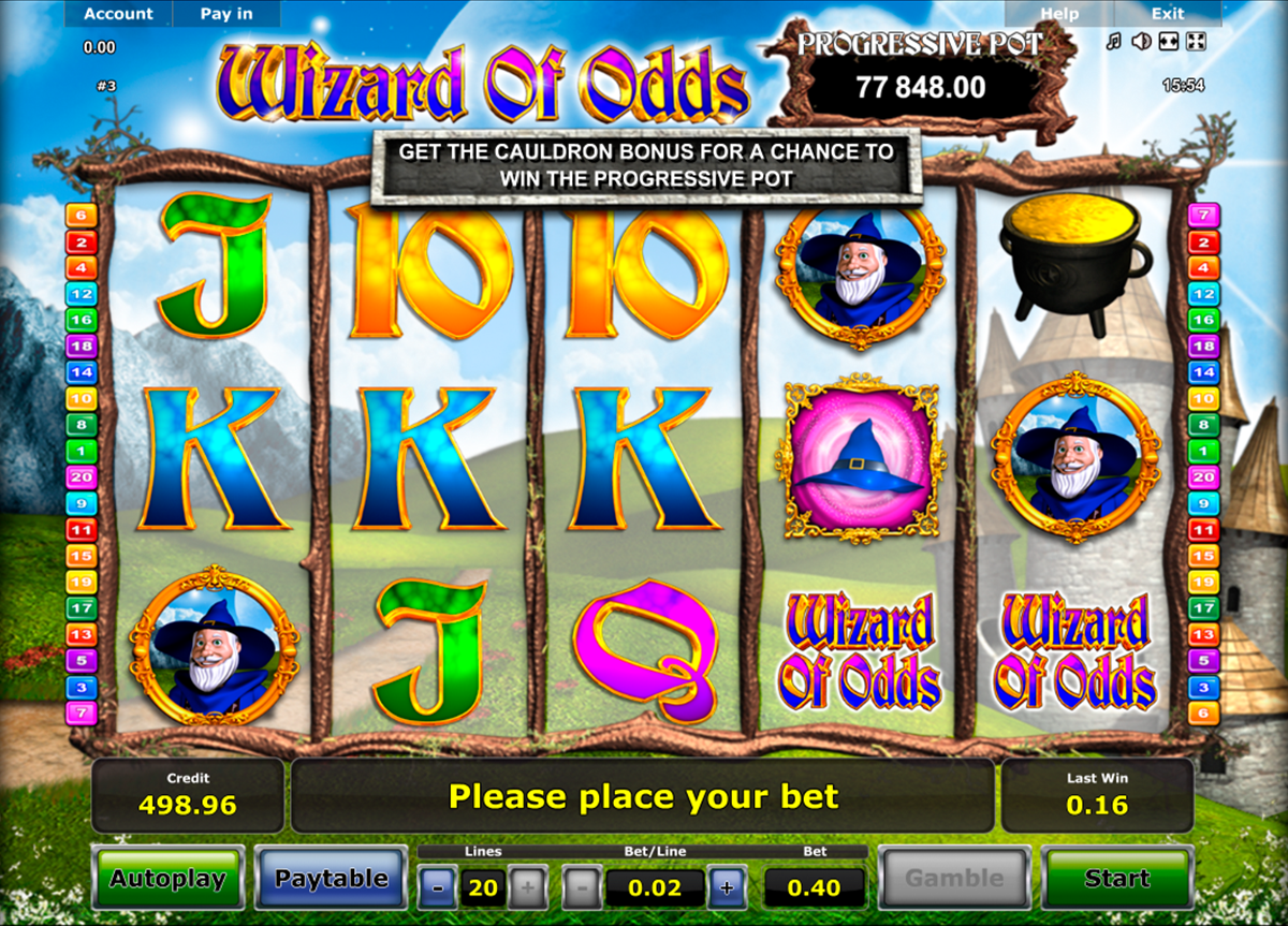 Free online cash wizard slot machine